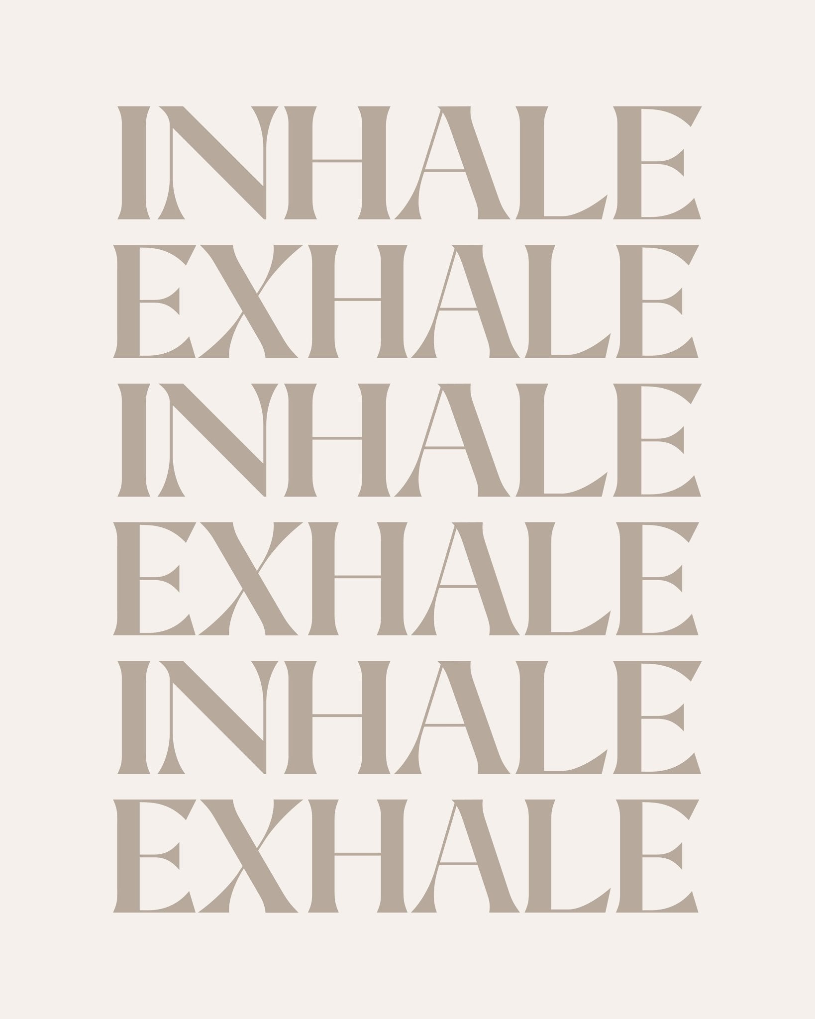 Inhale Exhale No 2