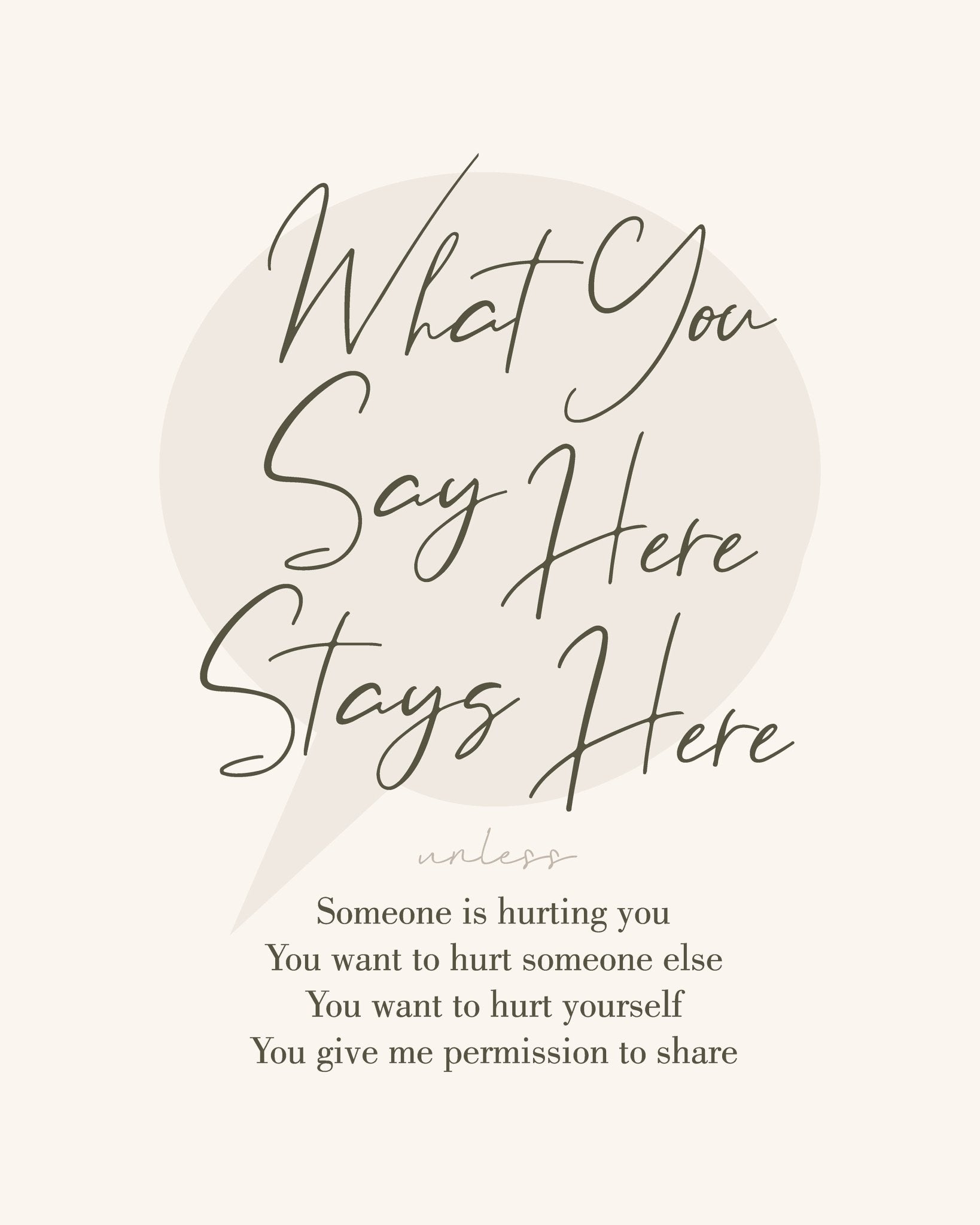 Stays Here No 3