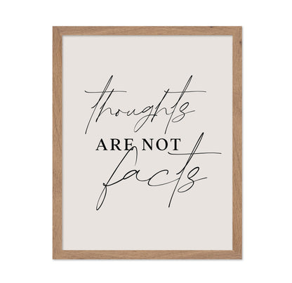 Thoughts Not Facts