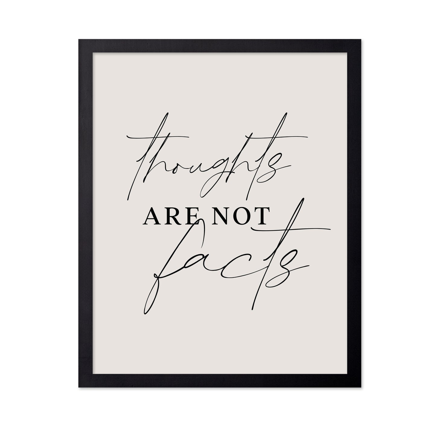 Thoughts Not Facts