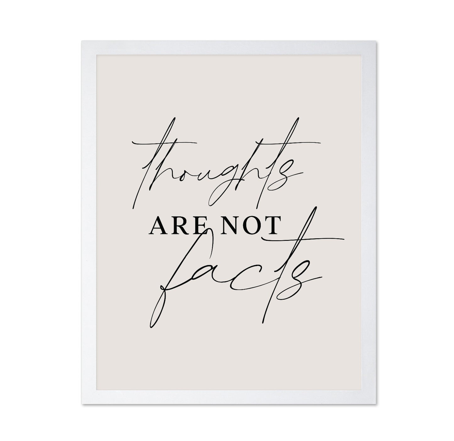Thoughts Not Facts
