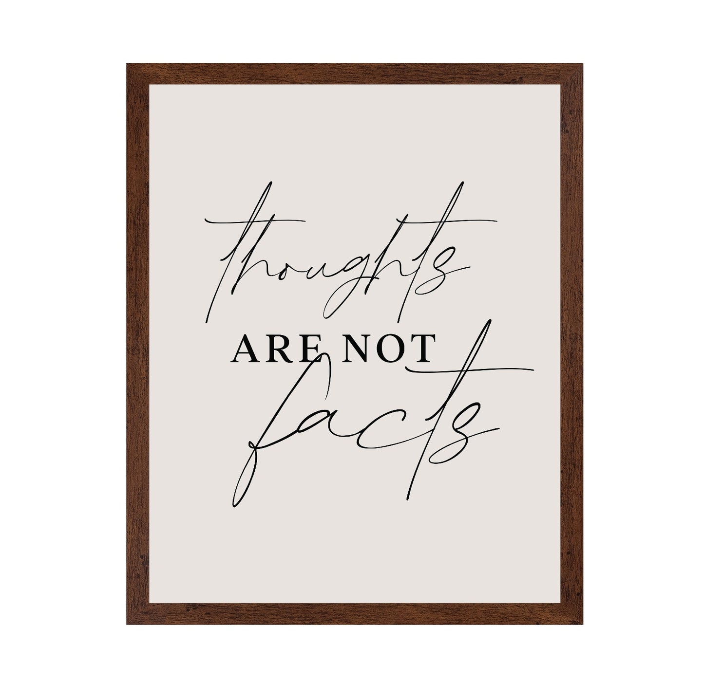 Thoughts Not Facts