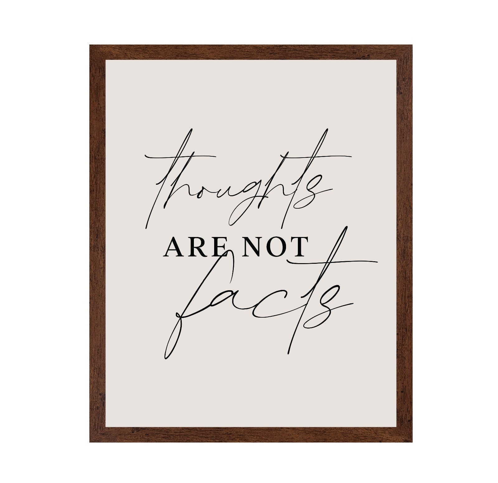 Thoughts Not Facts