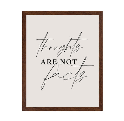 Thoughts Not Facts