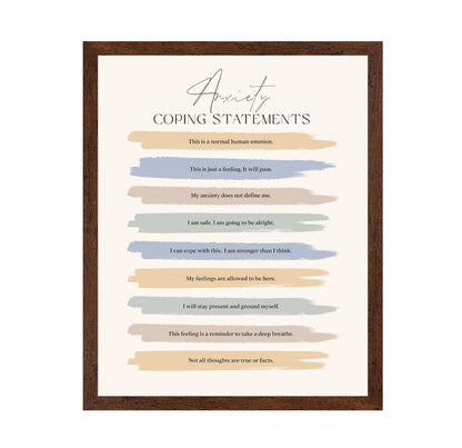Anxiety Coping Statements