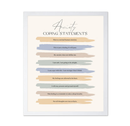Anxiety Coping Statements