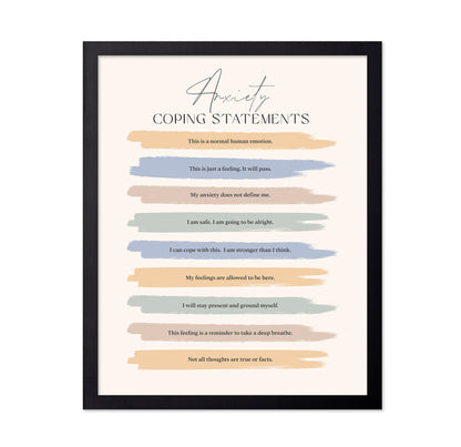 Anxiety Coping Statements