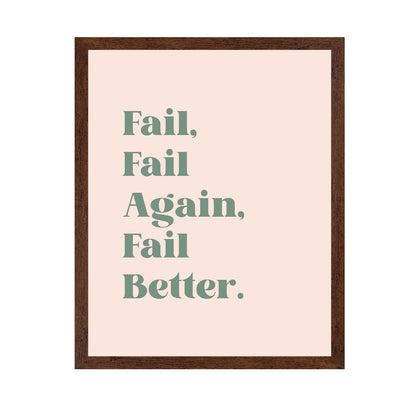 Fail Better
