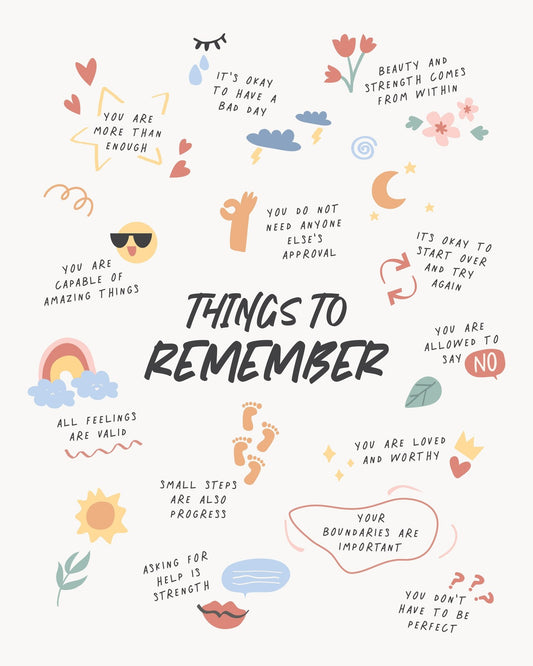 Things To Remember
