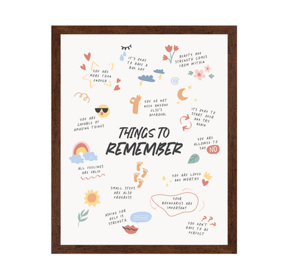 Things To Remember