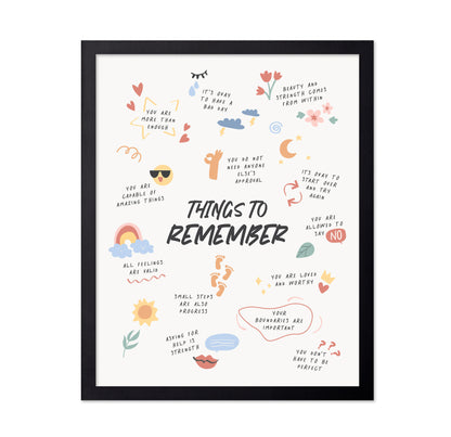 Things To Remember