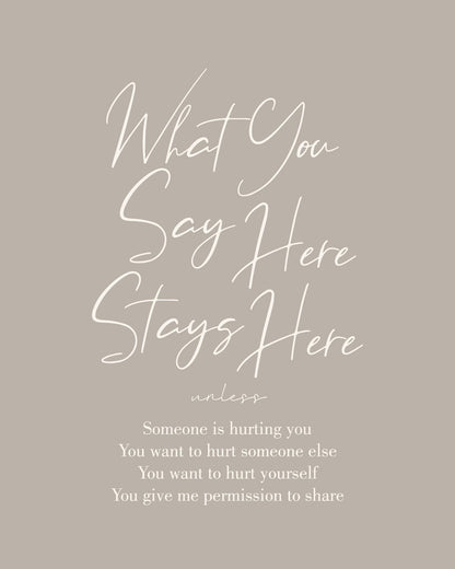 Stays Here No 1