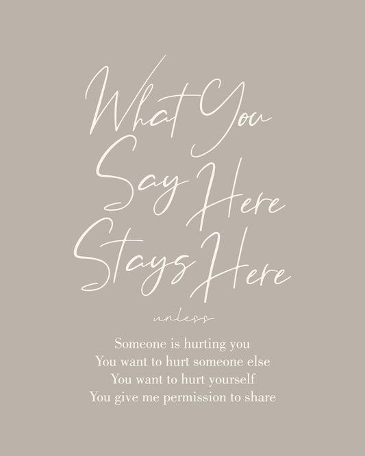 Stays Here No 1