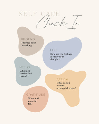 Self Care Check In No 1