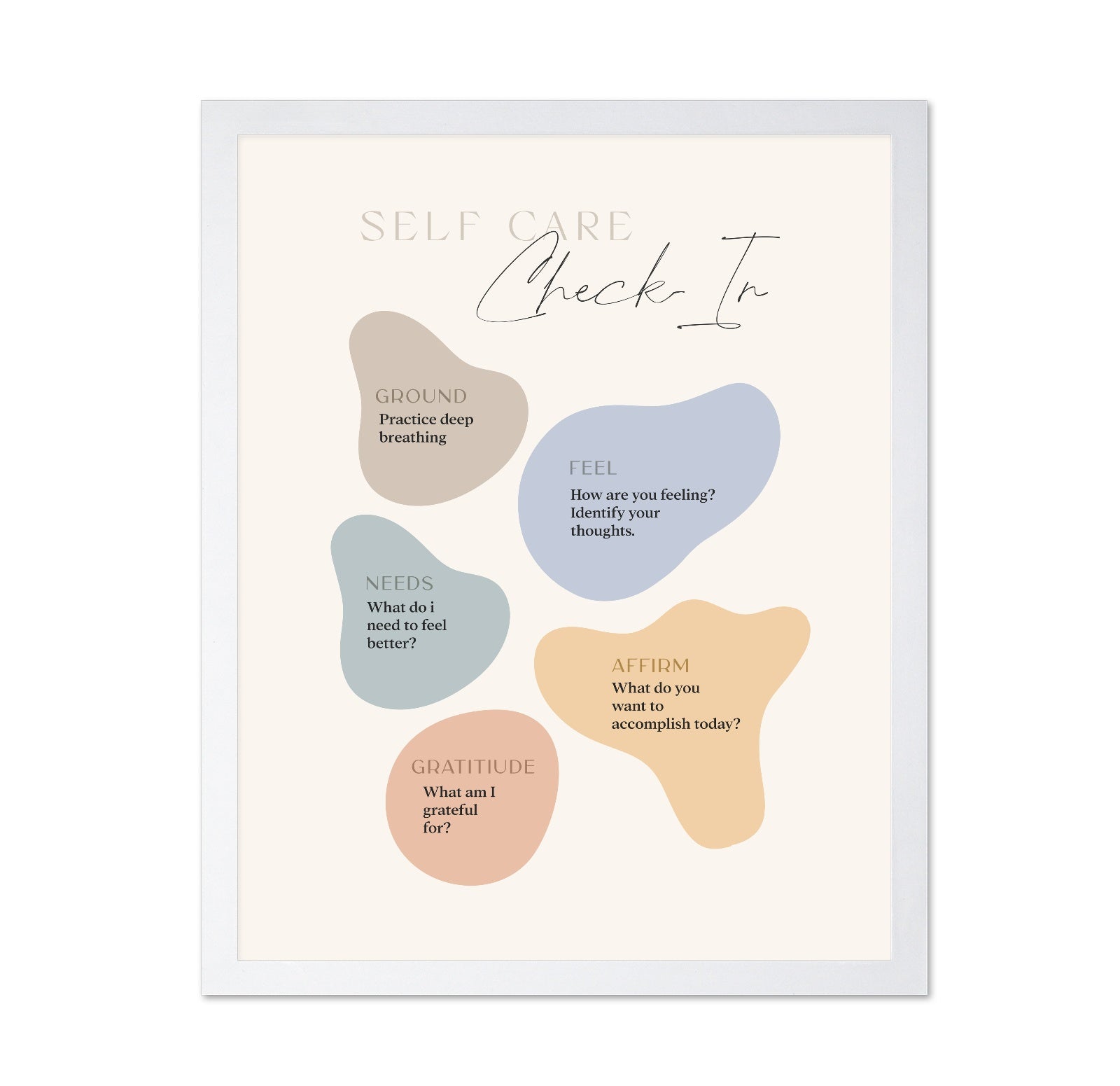 Self Care Check In No 1