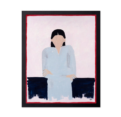 Enigmatic Figure with a Faceless Expression