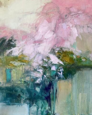 Soft Pink Floral Abstract