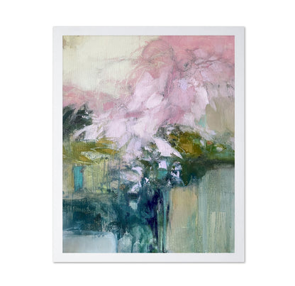 Soft Pink Floral Abstract