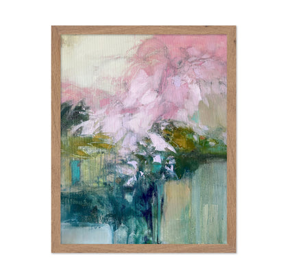 Soft Pink Floral Abstract