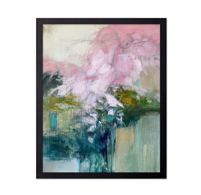 Soft Pink Floral Abstract