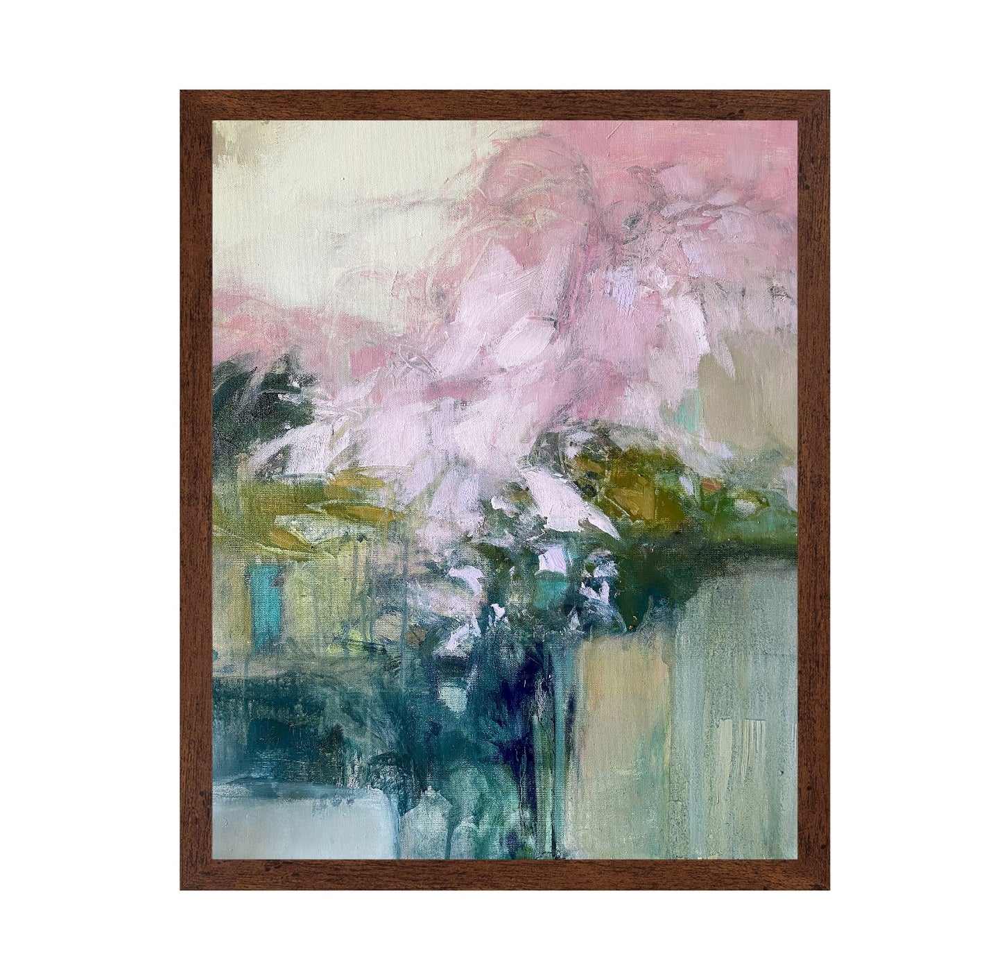 Soft Pink Floral Abstract