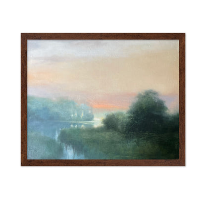 Misty Dawn Reflection