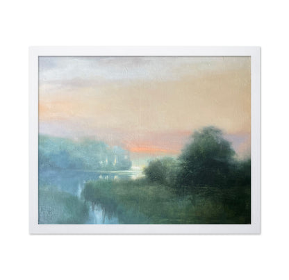 Misty Dawn Reflection