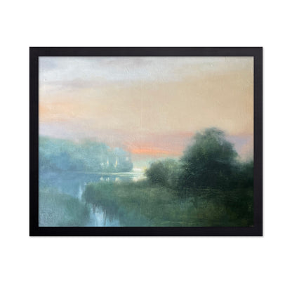 Misty Dawn Reflection