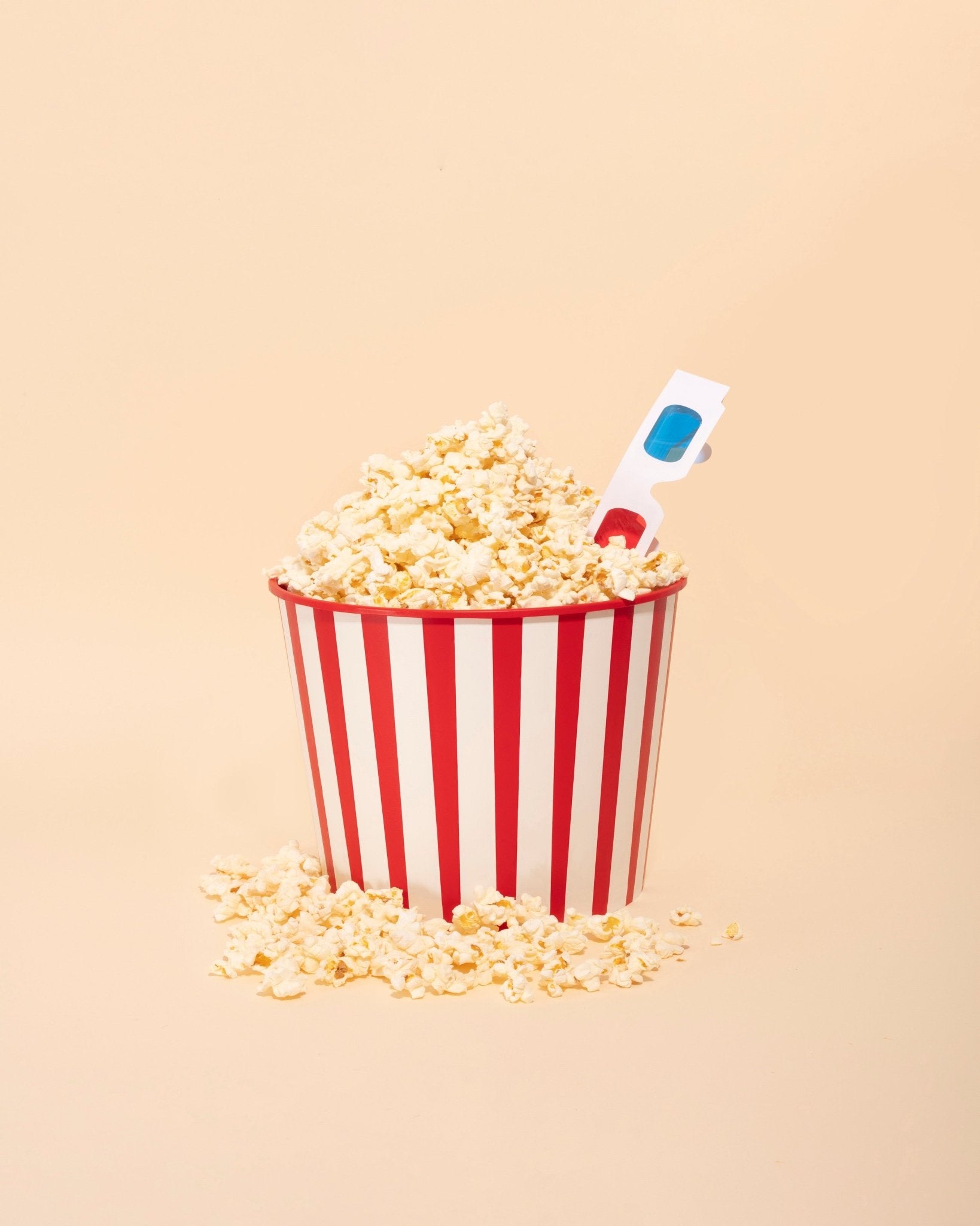 Striped Popcorn Bucket
