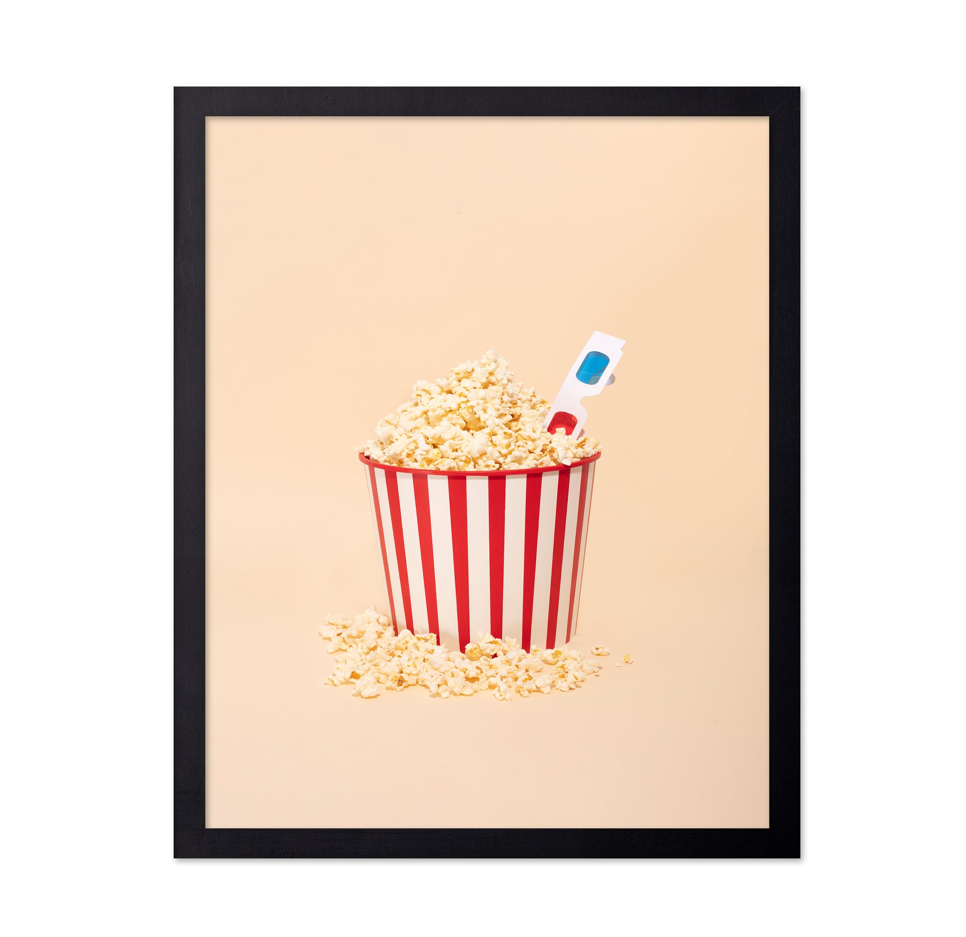 Striped Popcorn Bucket