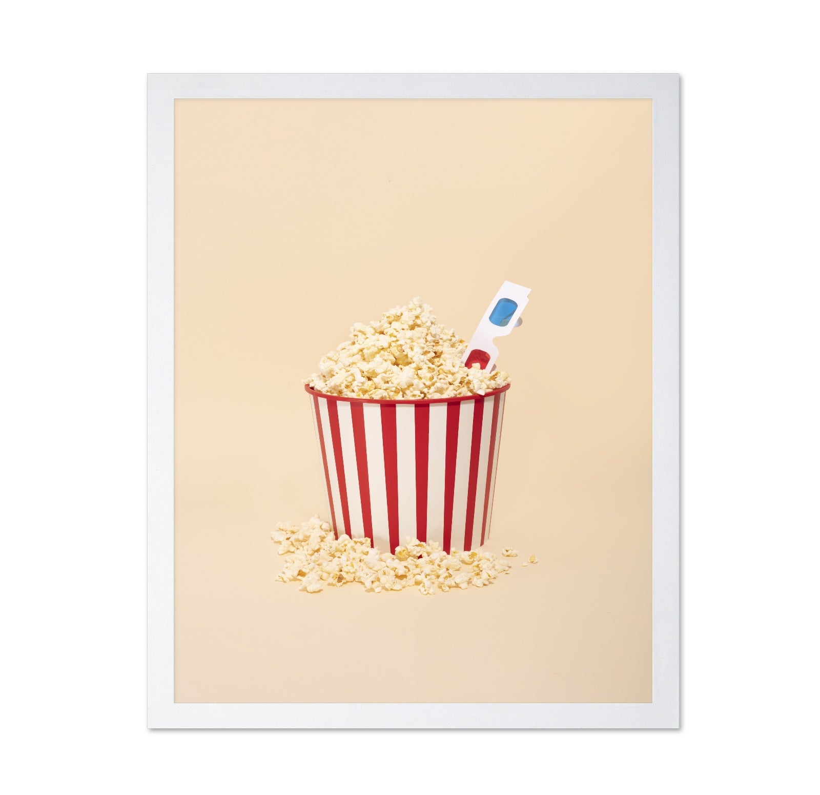 Striped Popcorn Bucket