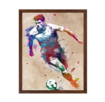 Soccer Player Sport Art