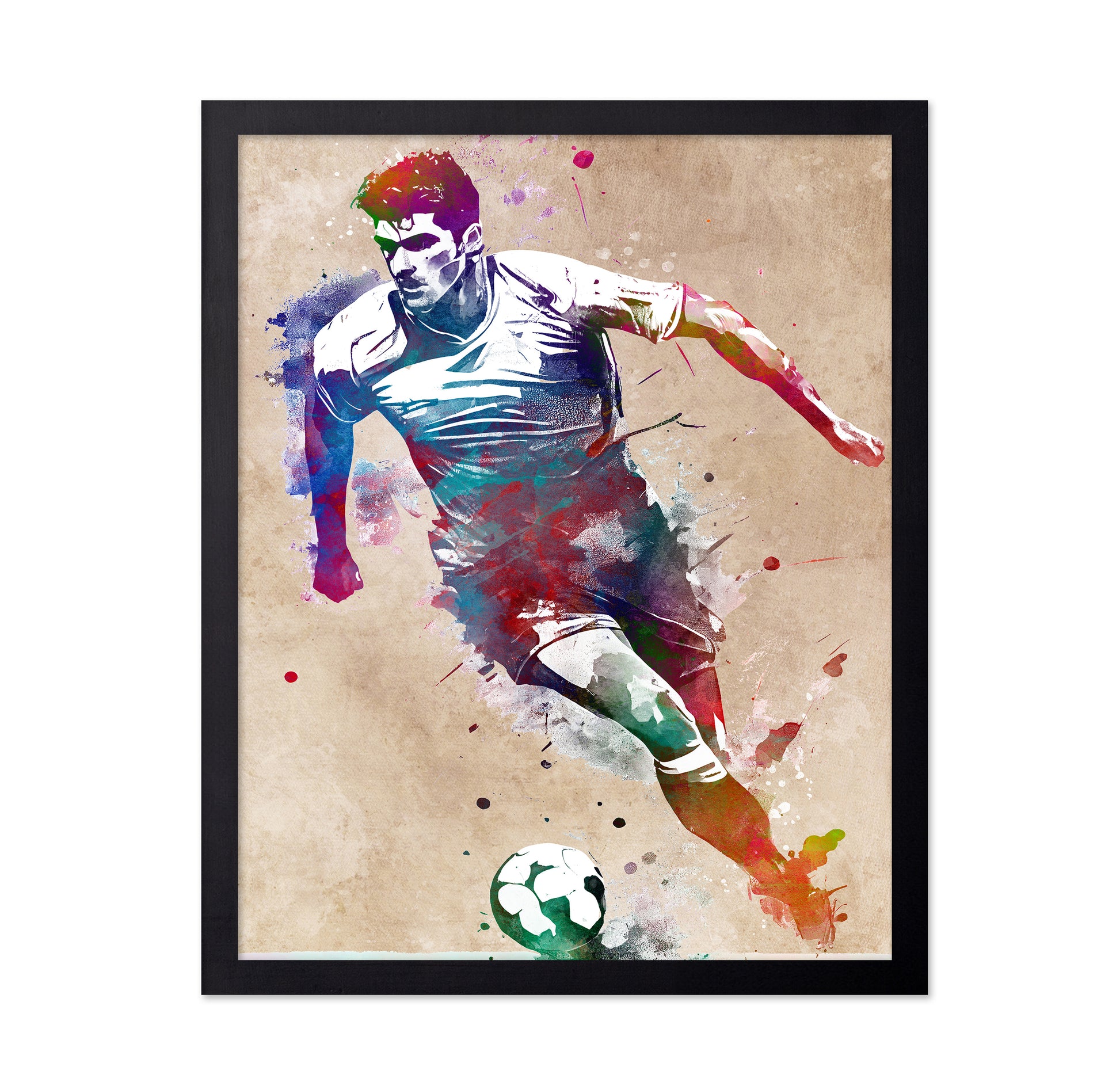 Soccer Player Sport Art