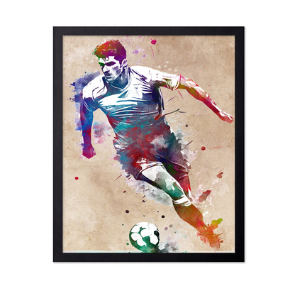 Soccer Player Sport Art