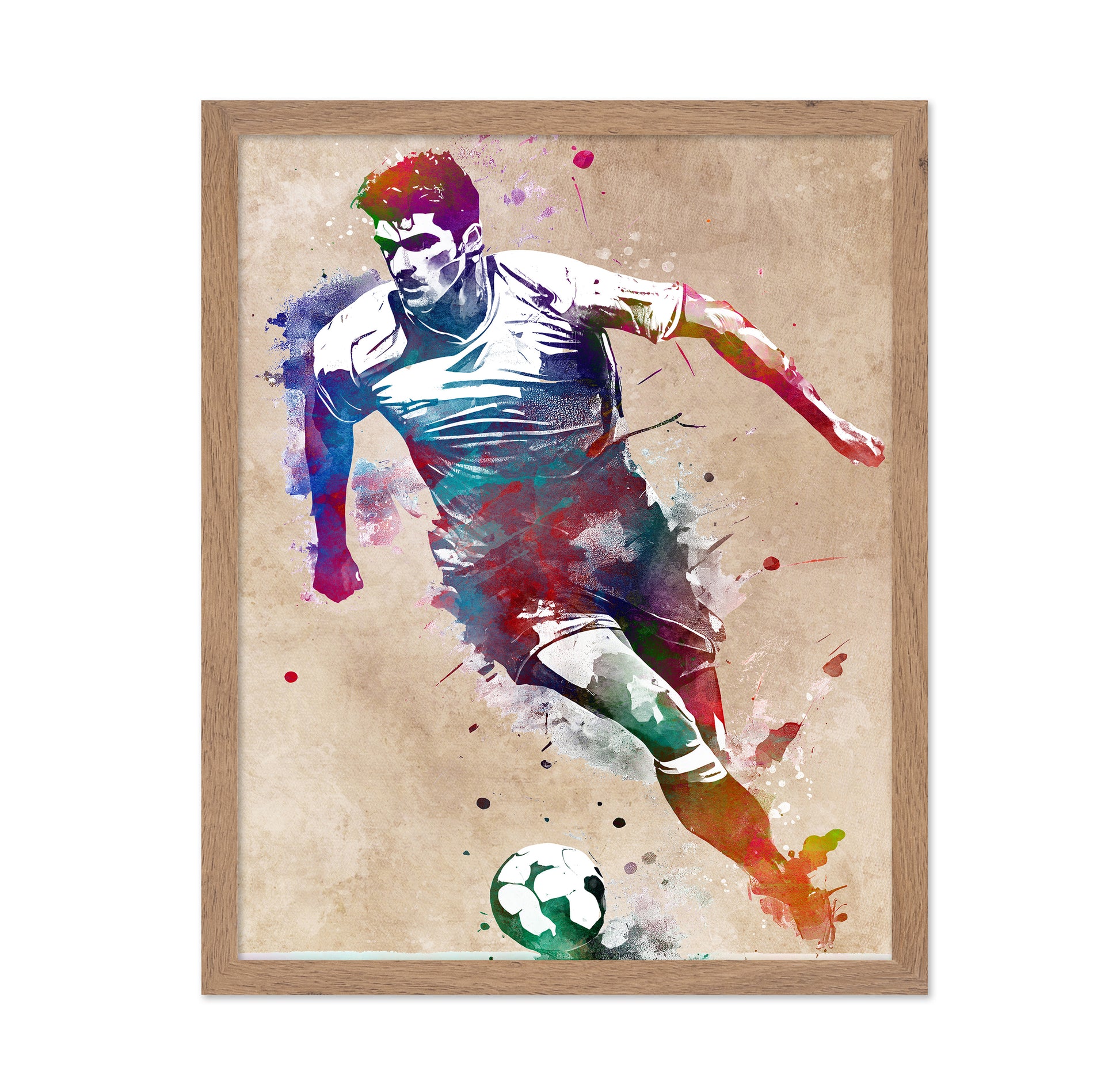 Soccer Player Sport Art