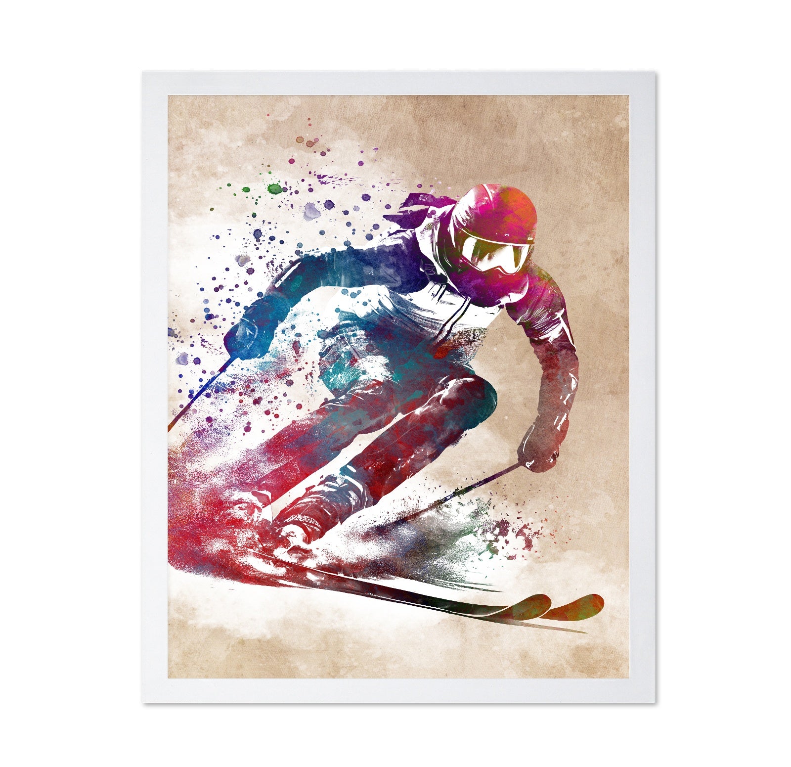 Sport Skiing Art No 2