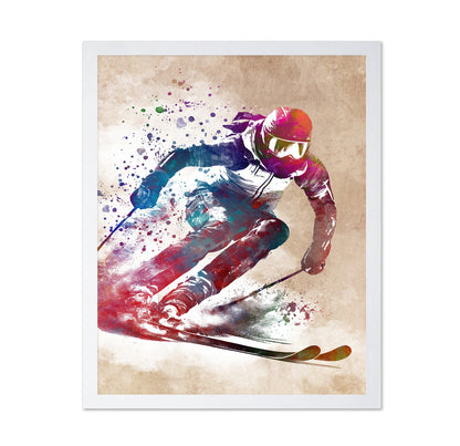 Sport Skiing Art No 2