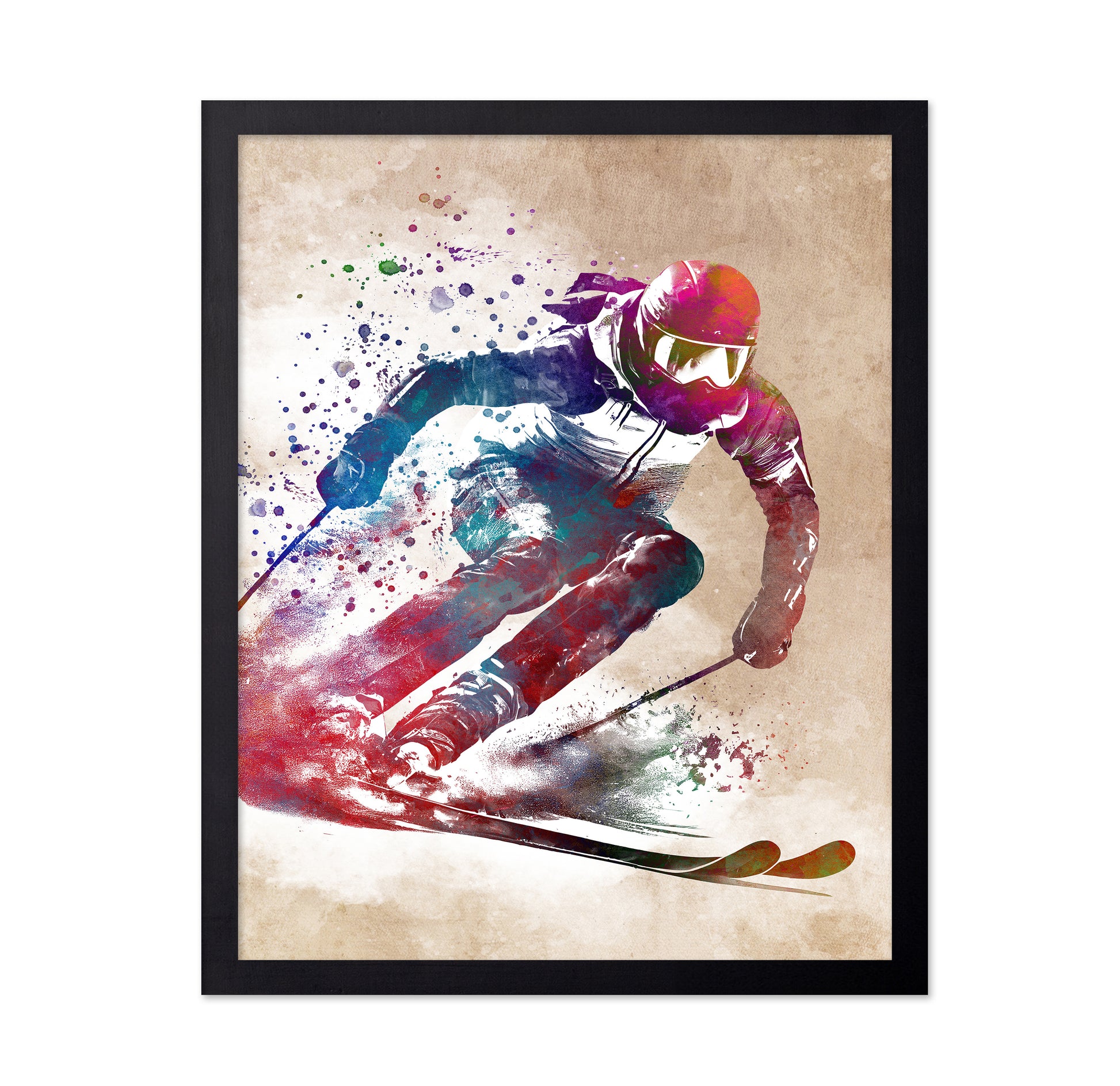 Sport Skiing Art No 2