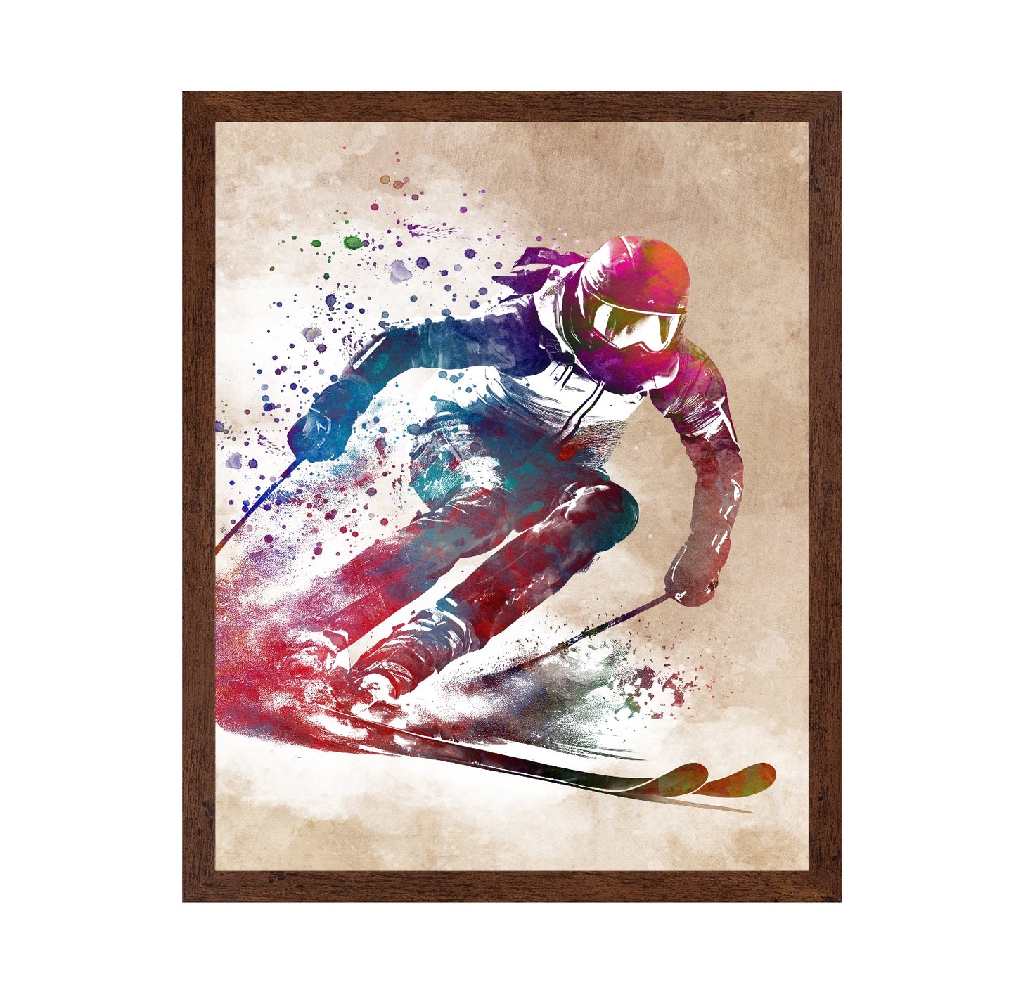 Sport Skiing Art No 2