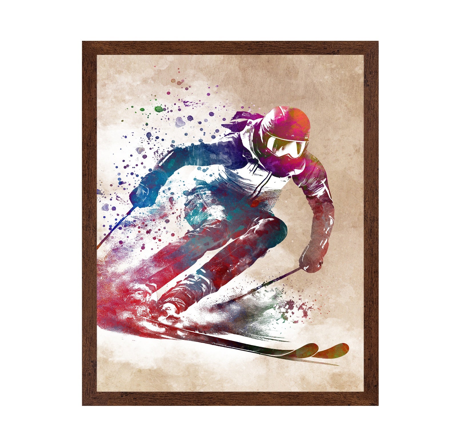Sport Skiing Art No 2