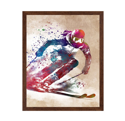 Sport Skiing Art No 2