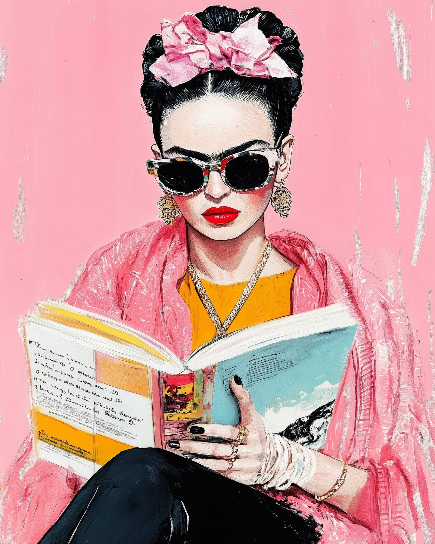Frida Reading Book