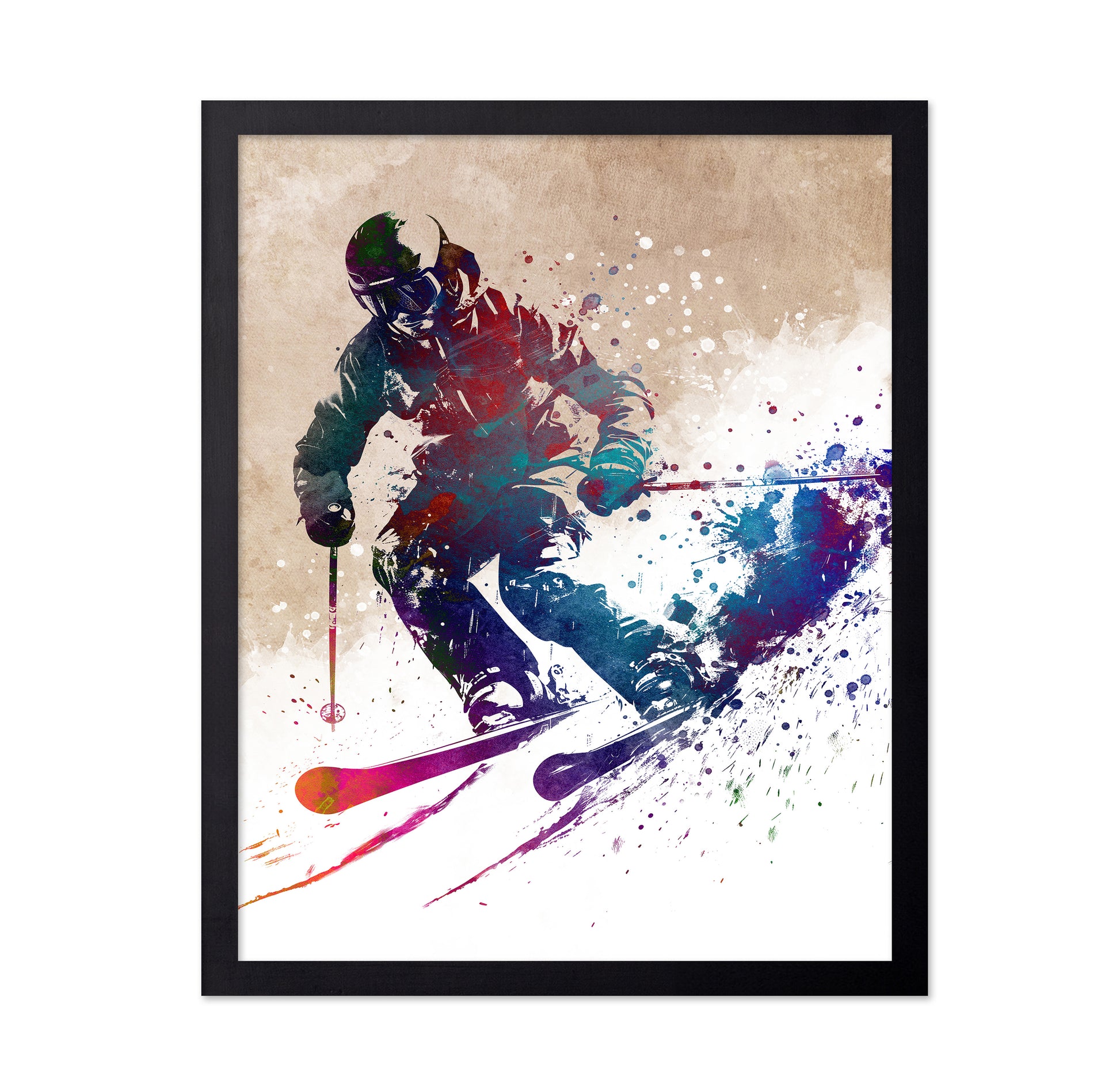 Sport Skiing Art No 1