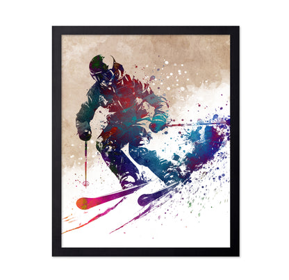 Sport Skiing Art No 1