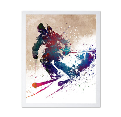 Sport Skiing Art No 1