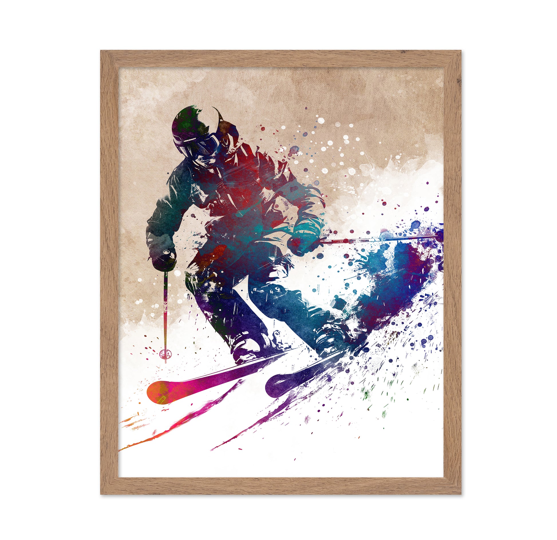 Sport Skiing Art No 1