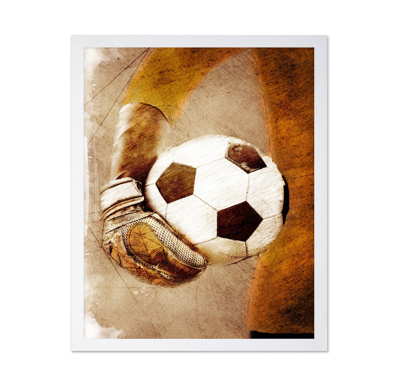 Goalkeeper Sport Art