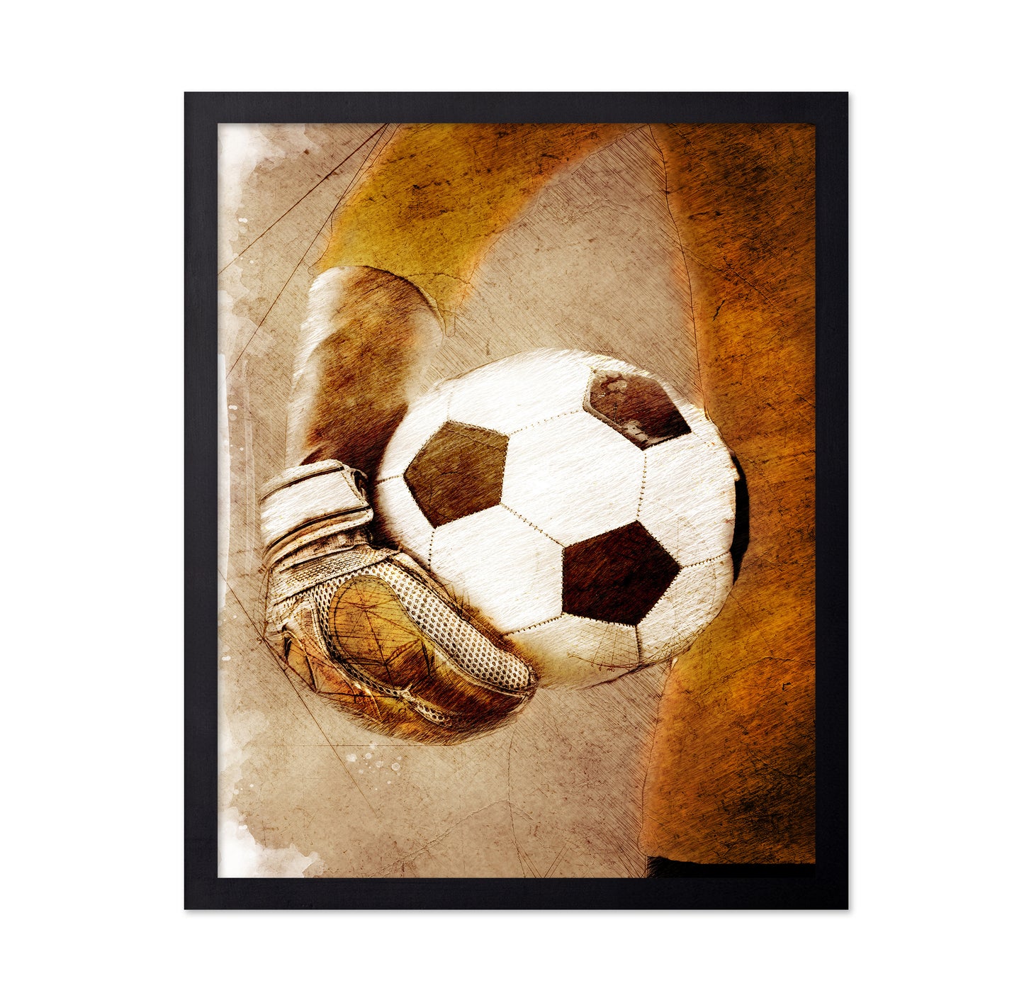 Goalkeeper Sport Art