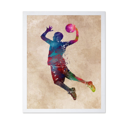 Colorful Basketball Player
