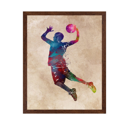 Colorful Basketball Player
